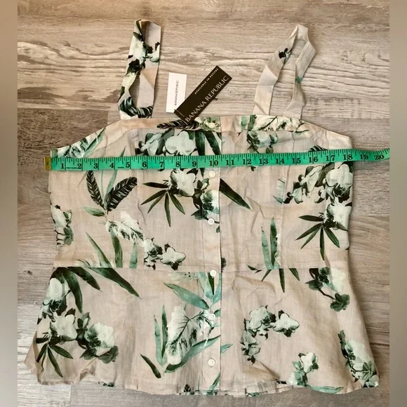 New Banana republics summer women's top with tags size - L. house without smoke - Picture 10 of 10
